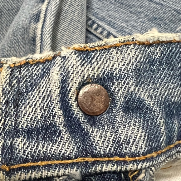1960s Levi’s Bell Bottom Orange Tab VINTAGE Jeans 27x33 - Picture 8 of 11